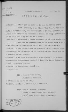 Ordenanza n° 1647 de 1949
