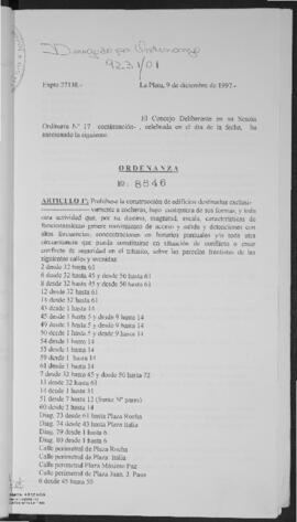 Ordenanza n° 8846 de 1997