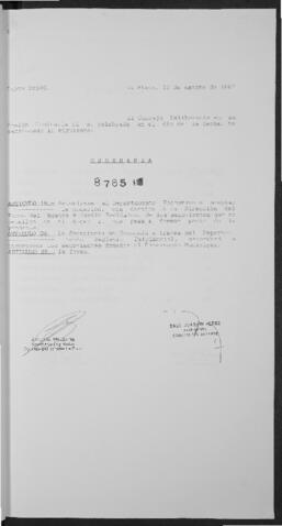 Ordenanza n° 8785 de 1997