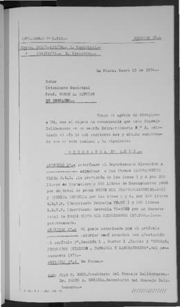 Ordenanza n° 3912 de 1974