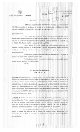 Decreto nº 14 de 2020, GARRO, Julio cesar