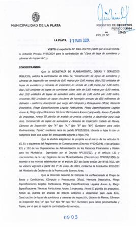 Decreto nº 905 de 2024, ALAK, Julio Cesar