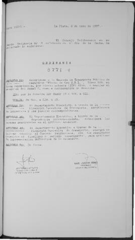 Ordenanza n° 8771 de 1997