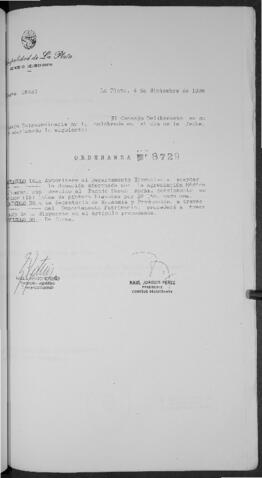 Ordenanza n° 8729 de 1996