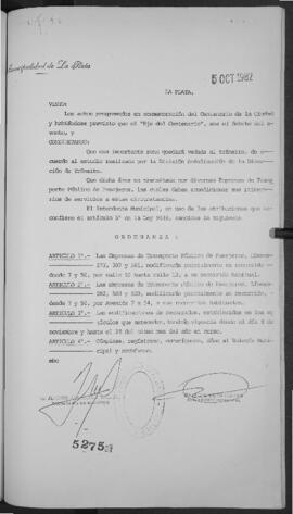 Ordenanza n° 5275 de 1982