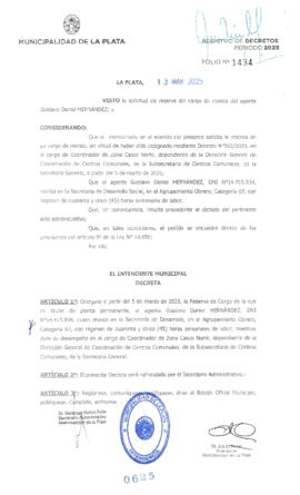 Decreto nº 625 de 2025, ALAK, Julio Cesar