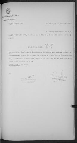 Ordenanza n° 7519 de 1990