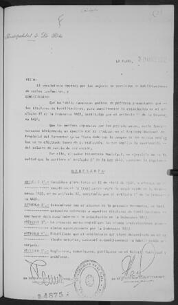 Ordenanza n° 4875 de 1981