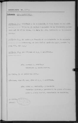 Ordenanza n° 1787 de 1949