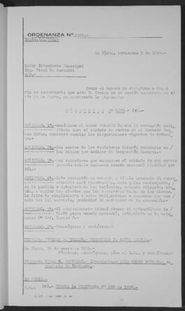 Ordenanza n° 1328 de 1949