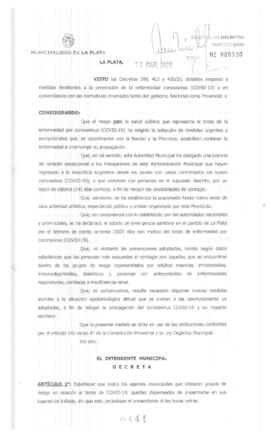Decreto nº 441 de 2020, GARRO, Julio cesar