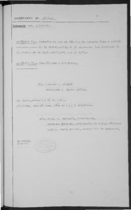 Ordenanza n° 1771 de 1949