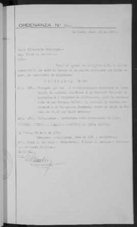 Ordenanza n° 944 de 1948