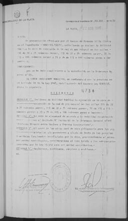Ordenanza n° 04734 de 1980
