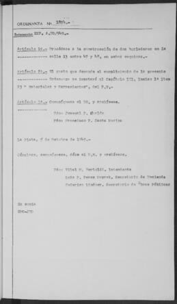 Ordenanza n° 1804 de 1949