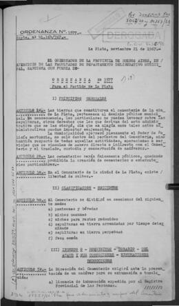 Ordenanza n° 3577 de 1967