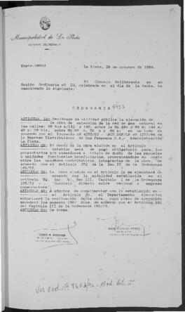 Ordenanza n° 8422 de 1994