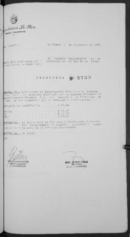 Ordenanza n° 8722 de 1996