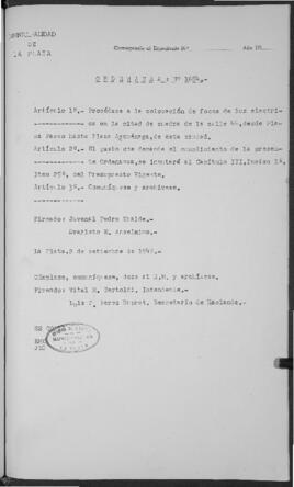 Ordenanza n° 1684 de 1949