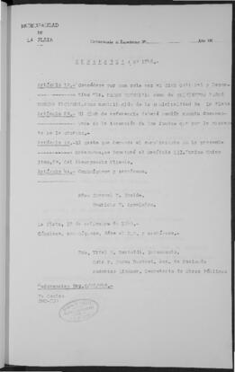 Ordenanza n° 1746 de 1949