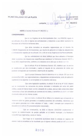 Decreto nº 2303 de 2021, GARRO, Julio cesar