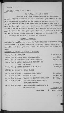 Ordenanza n° 2928 de 1962