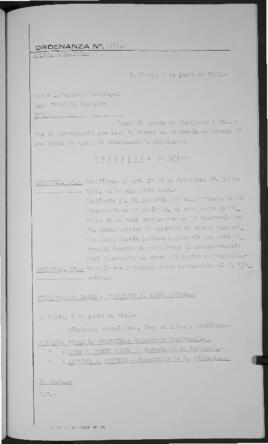 Ordenanza n° 1474 de 1949