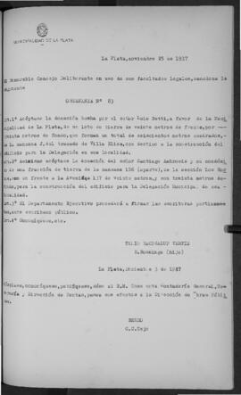 Ordenanza n° 0083 de 1937