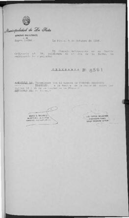 Ordenanza n° 8561 de 1995