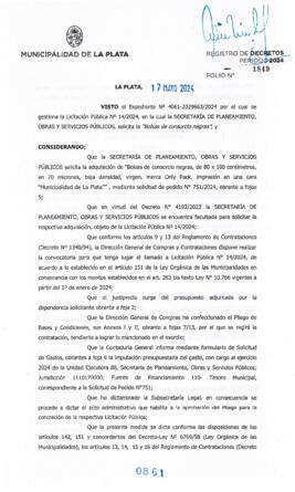 Decreto nº 861 de 2024, ALAK, Julio Cesar