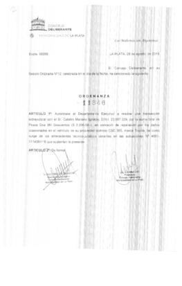 Ordenanza nº 11846 de 2019