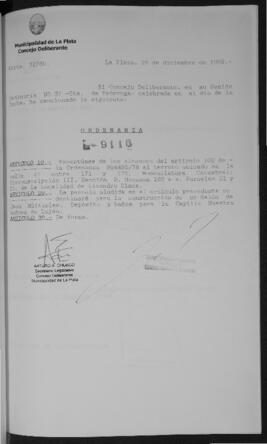 Ordenanza n° 9116 de 1999
