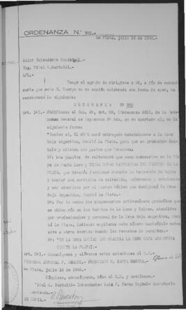 Ordenanza n° 955 de 1948