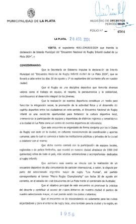Decreto nº 1956 de 2024, ALAK, Julio Cesar