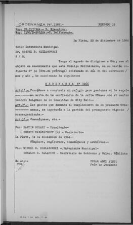 Ordenanza n° 3266 de 1964