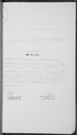 Ordenanza n° 8850 de 1997