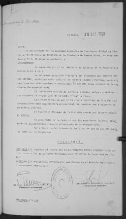 Ordenanza n° 04753 de 1980
