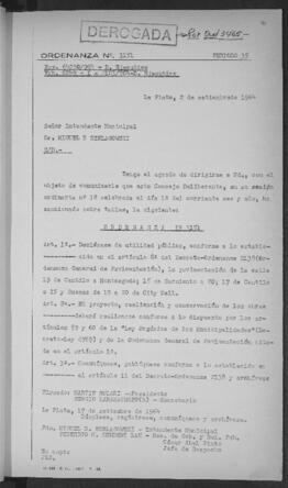 Ordenanza n° 3151 de 1964