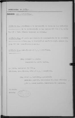 Ordenanza n° 1783 de 1949