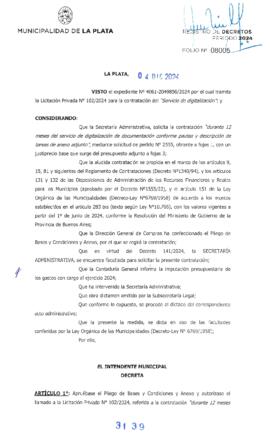 Decreto nº 3139 de 2024, ALAK, Julio Cesar
