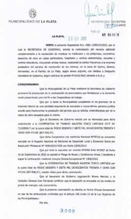 Decreto nº 3099 de 2022, GARRO, Julio cesar