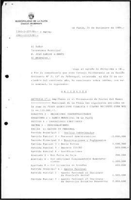 Ordenanza n° 5791 de 1984