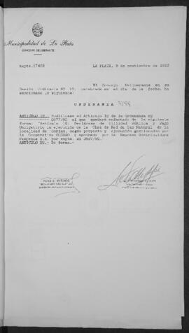 Ordenanza n° 8199 de 1993