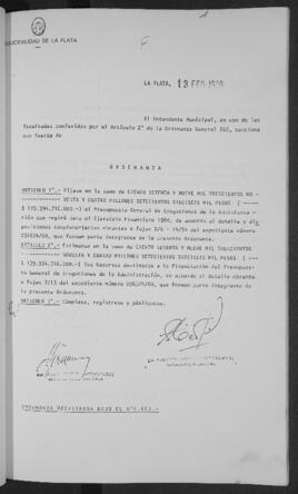 Ordenanza n° 4667 de 1980