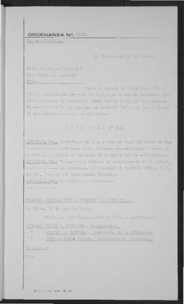Ordenanza n° 1412 de 1949