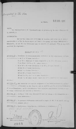 Ordenanza n° 4863 de 1981