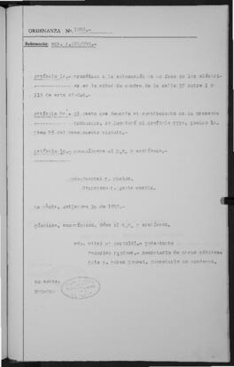Ordenanza n° 1788 de 1949