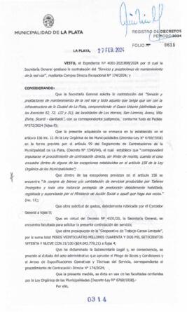 Decreto nº 314 de 2024, ALAK, Julio Cesar