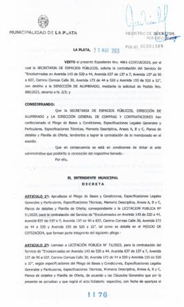 Decreto nº 1176 de 2023, GARRO, Julio cesar