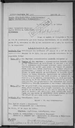 Ordenanza n° 3068 de 1964